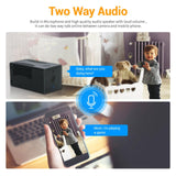 Smart Wifi Ip Camera With 1080P Hd Night Vision Two-Way Audio Motion Detection And Tf Card Support - Low Angle