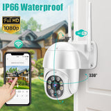 Waterproof Ptz Wifi Camera With Night Vision & Two-Way Voice Intercom & Motion Detection - Extra Image