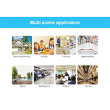 1296P Hd Ip Camera With 3.0Mp Two-Way Audio Motion & Humanoid Detection Full-Colour Night Vision Tf Card Support - Rear View