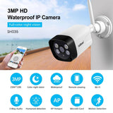 1296P Hd Ip Camera With 3.0Mp Two-Way Audio Motion & Humanoid Detection Full-Colour Night Vision Tf Card Support - Extra Image