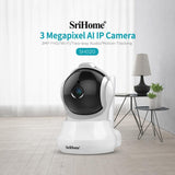 Ai Ip Camera With 3.0Mp 1296P Hd Two-Way Talk Auto Tracking Humanoid Detection Night Vision Tf Card Support - Side View