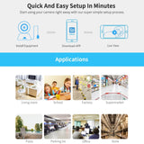 Ai Ip Camera With 3.0Mp 1296P Hd Two-Way Talk Auto Tracking Humanoid Detection Night Vision Tf Card Support - Close-Up Angle