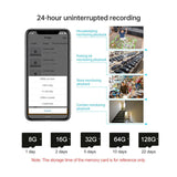 Ai Ip Camera With 3.0Mp 1296P Hd Two-Way Talk Auto Tracking Humanoid Detection Night Vision Tf Card Support - Extra Image