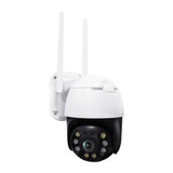 Waterproof 360 Degree Ptz Wifi Camera With 1080P Resolution 3.0Mp Lens Two-Way Voice Motion Detection And 128Gb Tf Card - Front View