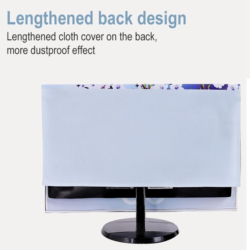 32 Inch Dust-proof Cover for Desktop Computer Lcd Monitor - Small Puffs