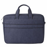 13.3 Inch Waterproof Anti-Theft One-Shoulder Handbag With Suitcase Belt - Navy Blue - 45-Degree Angle