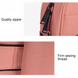 13.3 Inch Waterproof Anti-Theft One-Shoulder Handbag With Suitcase Belt - Navy Blue - Extra Image