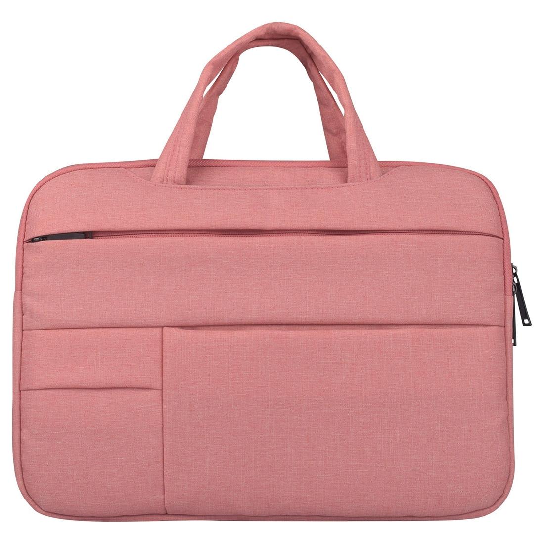 13.3 Inch Laptop Tablet Bag With Multiple Pockets And Soft Oxford Cloth Handle - Navy