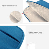 13.3 Inch Laptop Tablet Bag With Multiple Pockets And Soft Oxford Cloth Handle - Navy - Extra Image