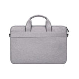 Portable 13.3 Laptop / Tablet Bag With Dual Pockets And Soft Handle - Navy Blue - Top-Down View