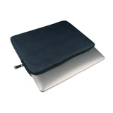 Universal Oxford Cloth Laptop Tablet Bag - Fits 13.3 Inch And Smaller - Navy Blue - 45-Degree Angle