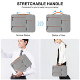 14-15 Inch Laptop Sleeve Briefcase For Macbook Samsung Thinkpad Sony Dell Alienware Chuwi Asus Hp - Navy Blue - Extra Image