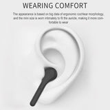 Wireless Stereo Sports Bluetooth Earphones with Charging Box - K88 Tws - White - Close-Up Angle