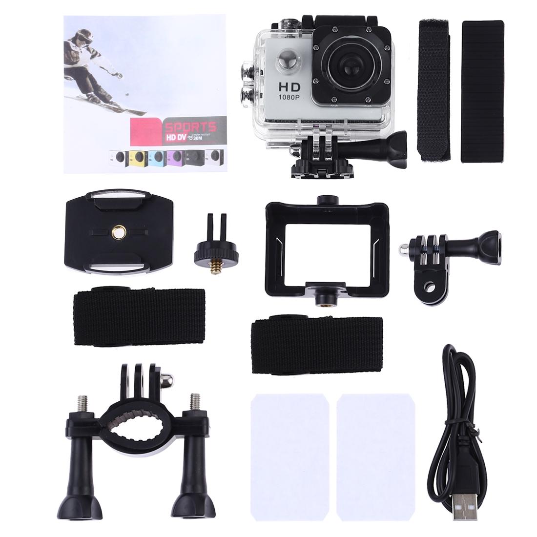 Waterproof Full Hd 1080p Sports Camcorder with Lcd and Case - Sj4000