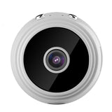 Wireless 1080P Camera With Night Vision & Motion Detection Tf Card & Bluetooth - White - Front View