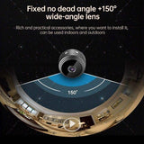 Wireless Network Camera With Wide-Angle Recording 720P Resolution - White - Extra Image