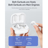 True Wireless Stereo Bluetooth 5.0 Earphones - T36 - White - Close-Up Angle