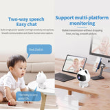 Smart Home Camera With Night Vision & Two-Way Voice & Motion Detection - Cute Pets White - Extra Image