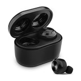 Bluetooth 5.0 Earphones with Magnetic Charging Box - Wireless - White - Side View
