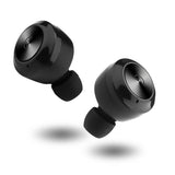 Bluetooth 5.0 Earphones with Magnetic Charging Box - Wireless - White - Top-Down View