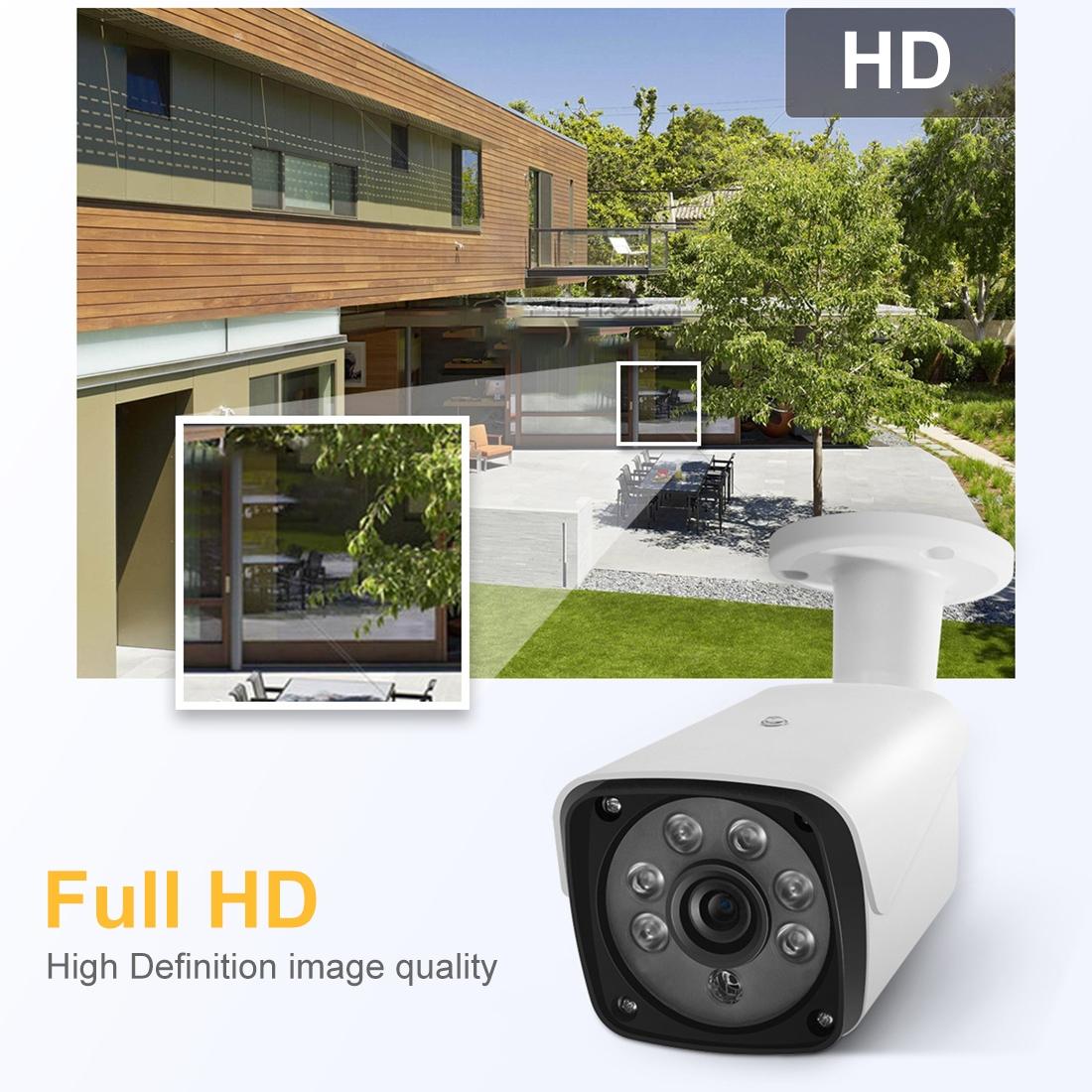 1080P Ip Camera With Poe & Night Vision - Waterproof & Remote View
