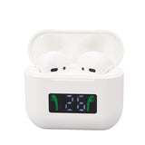 Wireless Bluetooth Earphones with Touch Display - White