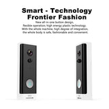 Smart Wifi Video Doorbell With Motion Detection & Two-Way Intercom - White - Close-Up Angle