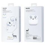 Pro True Wireless Stereo Bluetooth Earphones - White - Top-Down View
