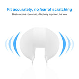 Silicone Dive Case Lens Guard for Insta360 X3 / X4 - Invisible and Protective - White - Rear View