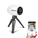 1.3Mp 960P Wifi Ip Camera With Tripod Holder - Motion Detection & Night Vision White - Front View