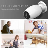 1.3Mp 960P Wifi Ip Camera With Tripod Holder - Motion Detection & Night Vision White - Extra Image