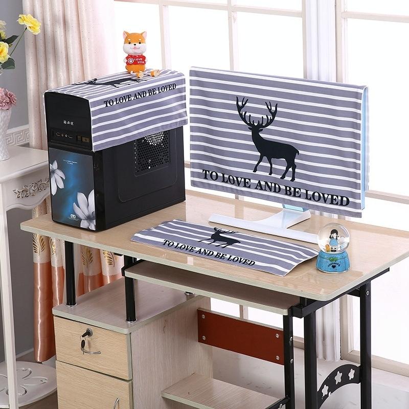 22 Desktop Computer Lcd Monitor Dust-proof Cover - Cloth Material - Good Night