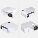 Portable Mini Led Projector With Remote - 1200 Lumens - White - Extra Image