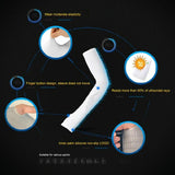 Breathable Golf Sunscreen Sleeve - Fluorescent Green - White - Extra Image