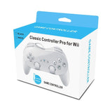 Wired Game Controller for Nintendo Wii - White - 45-Degree Angle