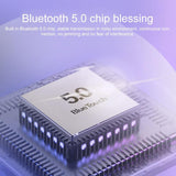 White Wireless Bluetooth Earbuds - Close-Up Angle