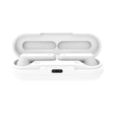 Waterproof Bluetooth Earphones with Noise Reduction and Charging Box - Side View