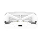 Waterproof Bluetooth Earphones with Noise Reduction and Charging Box - 45-Degree Angle