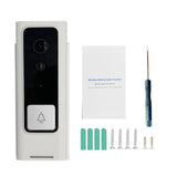 Smart Wifi Video Doorbell With Motion Detection & Two-Way Intercom - White - Extra Image
