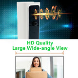 Smart Wifi Video Doorbell With Motion Detection & Two-Way Intercom - White - Extra Image