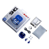 True Wireless Bluetooth 5.0 Earphones - White - Top-Down View