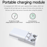 Wireless 3d Stereo Earphones with Bluetooth 5.0 - White - Extra Image