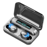 Wireless Noise-cancelling Earbuds with Breathing Light & Digital Display - White - Extra Image