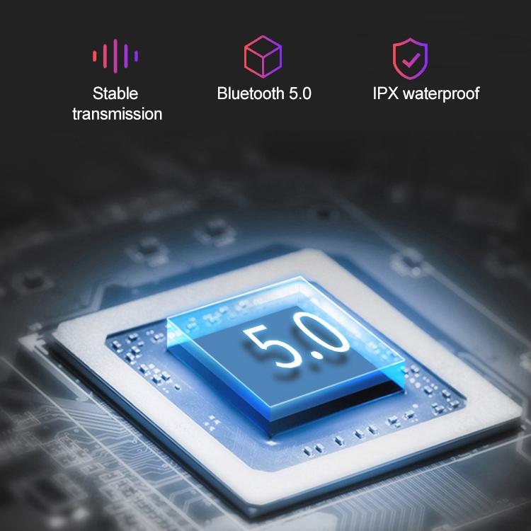 Wireless Touch Bluetooth Headset with Magnetic Charging - Automatic Pairing - White
