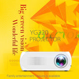 Mini Led Projector For Home Theater - Supports Hdmi Av Sd Usb - 320X240 Resolution - White - Extra Image