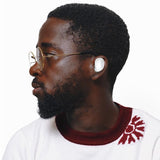 Wireless Earphones with Led Charging Box - J1 Tws - White - Close-Up Angle