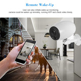 720P Wireless Wifi Camera With Two-Way Audio Night Vision Pir Detection And Ip54 Waterproofing - Top-Down View