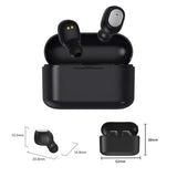 Wireless Bluetooth 5.0 Earphones - Binaural Stereo Automatic Pairing - White - Close-Up Angle