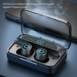Wireless Bluetooth Earphones with Charging Box - White - Extra Image
