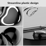 Mini Wireless Bluetooth Earphones with Charging Box - X7 4.1 - White - Rear View